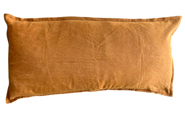 Lino terracota gastado rectangular